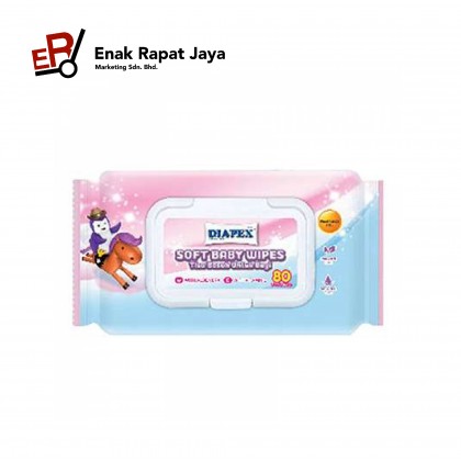 DIAPEX BABY WIPES [80's x2]